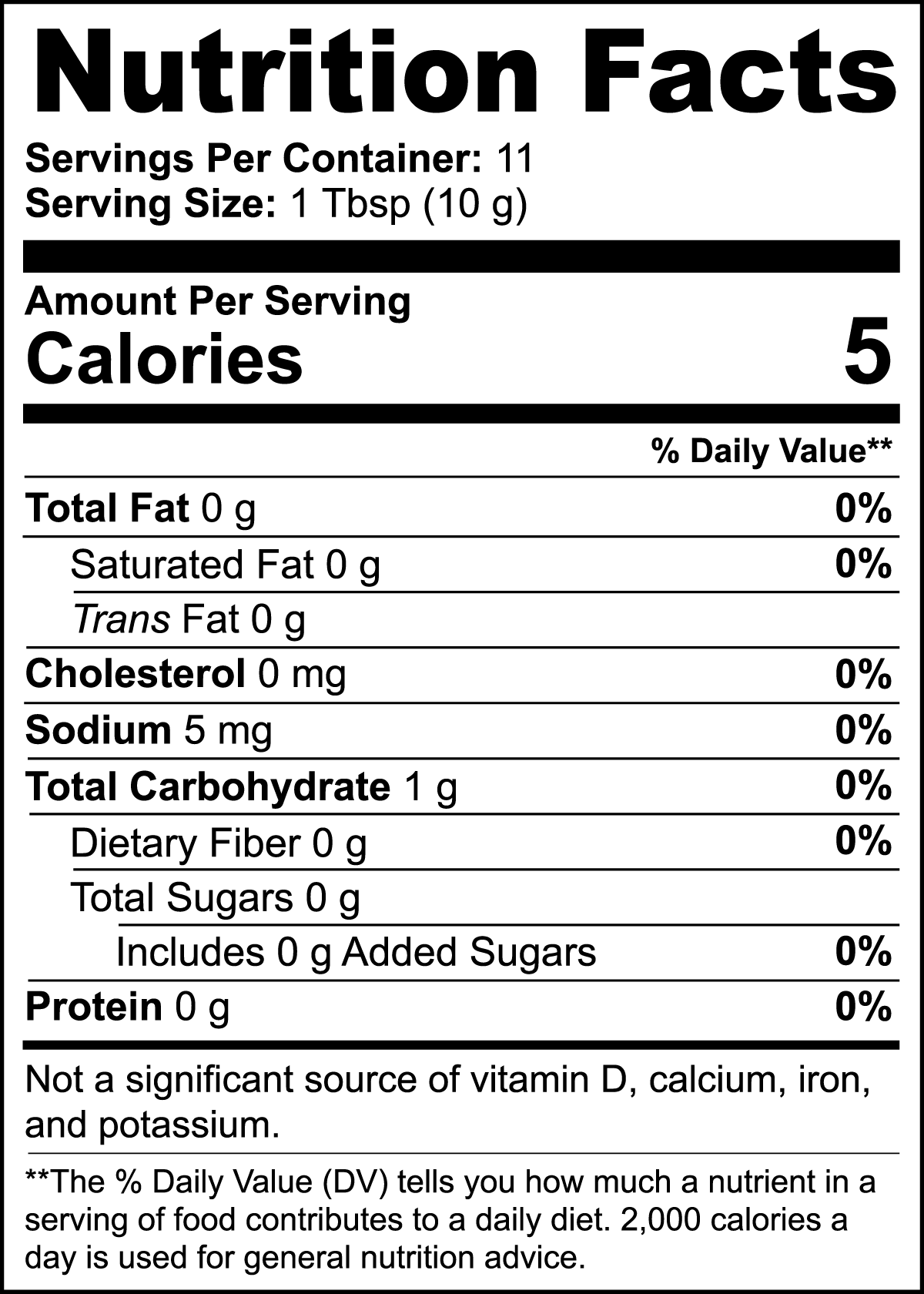 Nutrition Facts