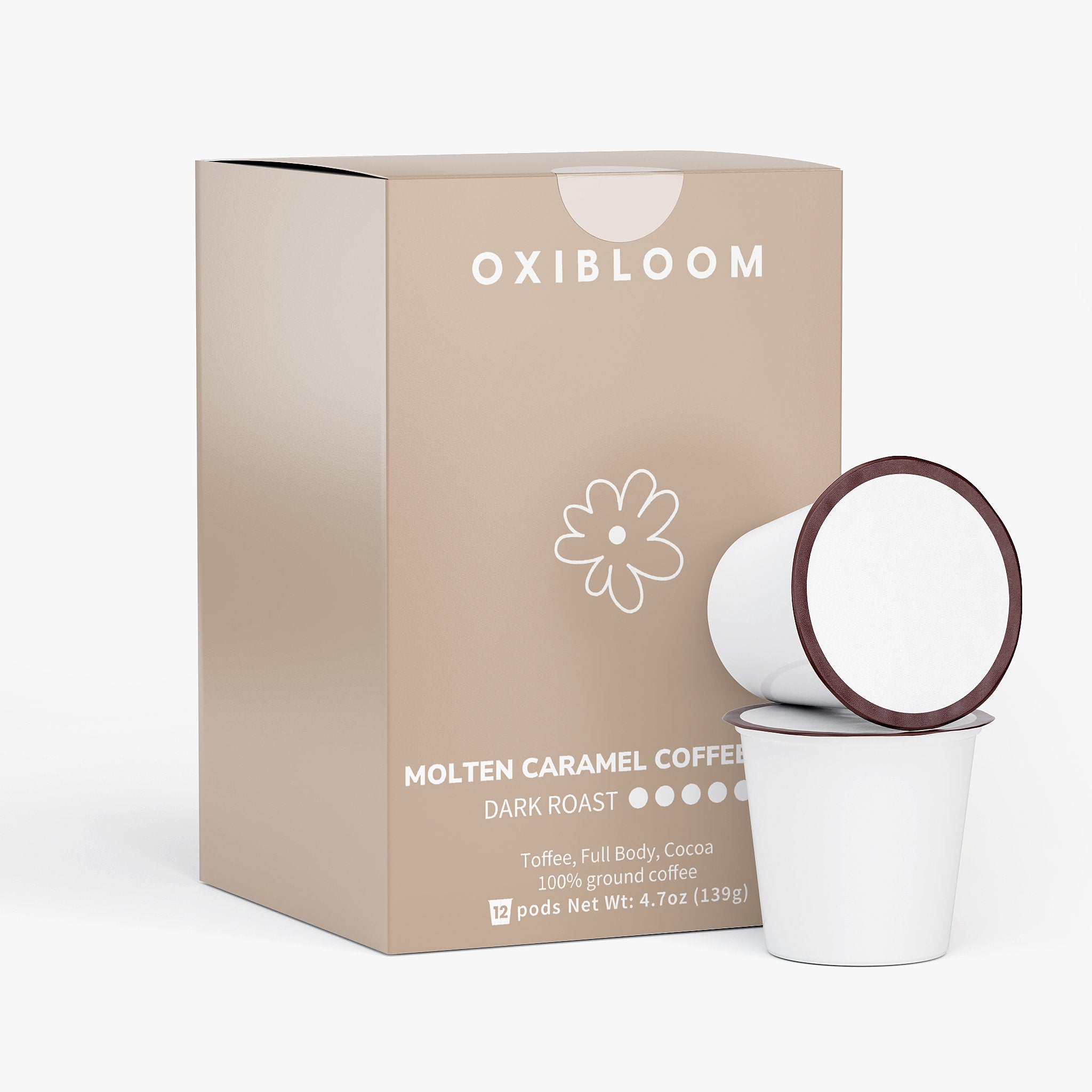 MOLTEN CARAMEL COFFEE PODS (DARK ROAST)