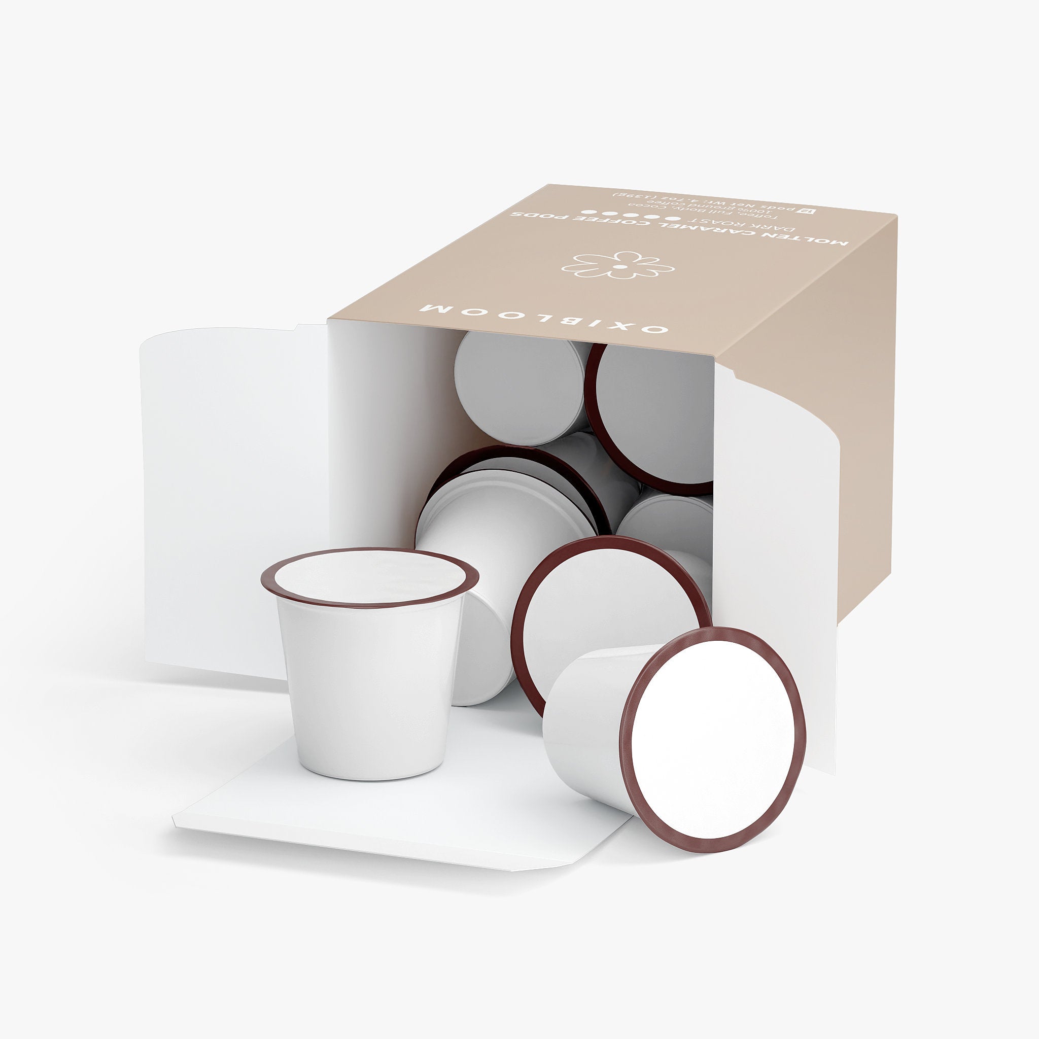 MOLTEN CARAMEL COFFEE PODS (DARK ROAST)